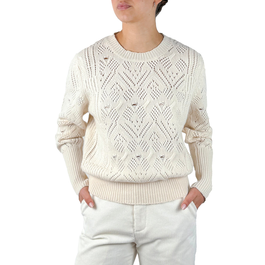 IMAGO Nora Lace Jumper Cream