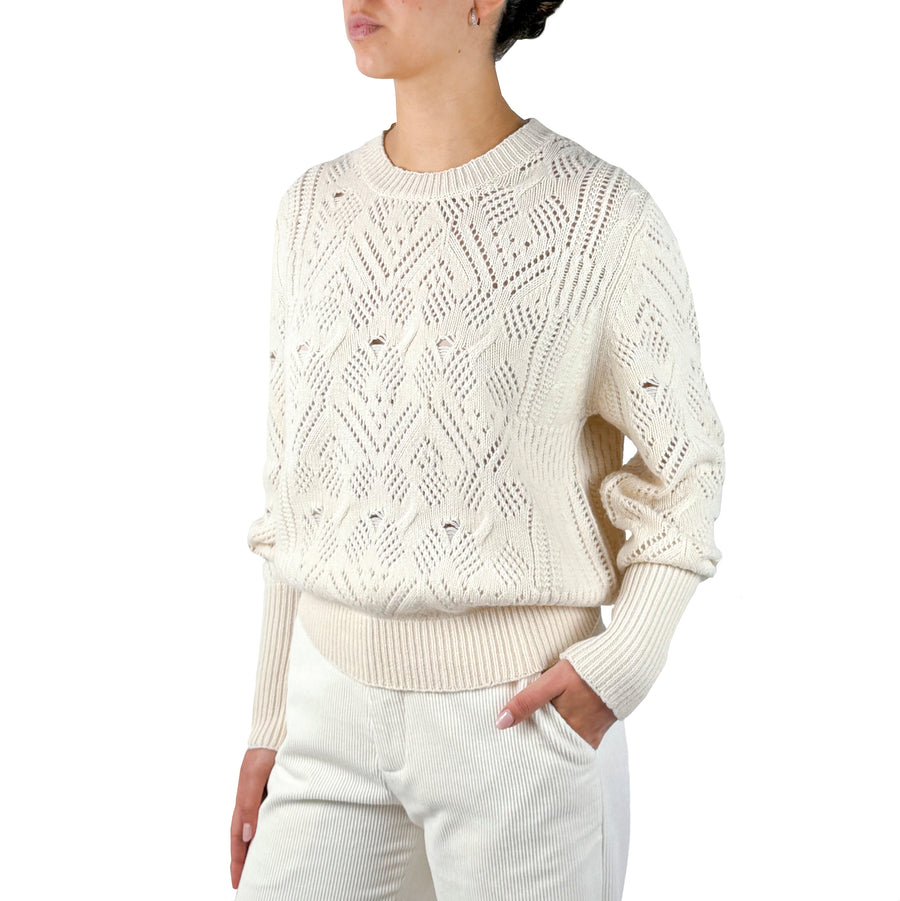 IMAGO Nora Lace Jumper Cream