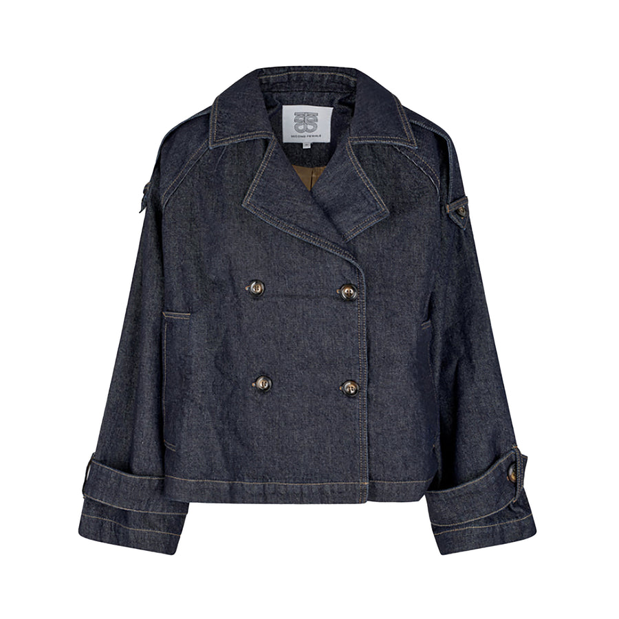 Second Female Columbus Trench denim Jacket