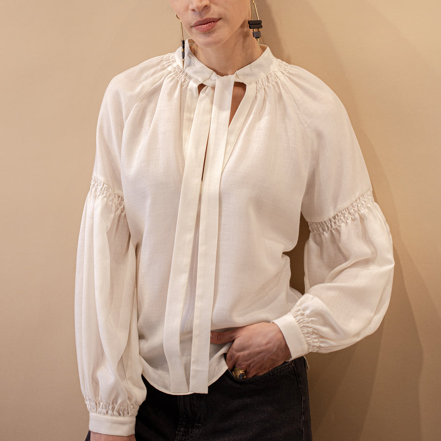 summerstories Patty Blouse Ivory