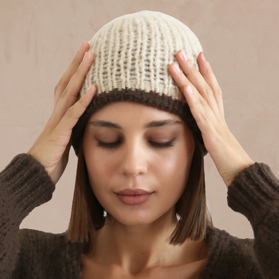 IMAGO Brushed Cashmere Hat  Beije