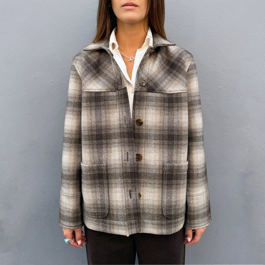 Summerstories Work-Girl Jacket Brown