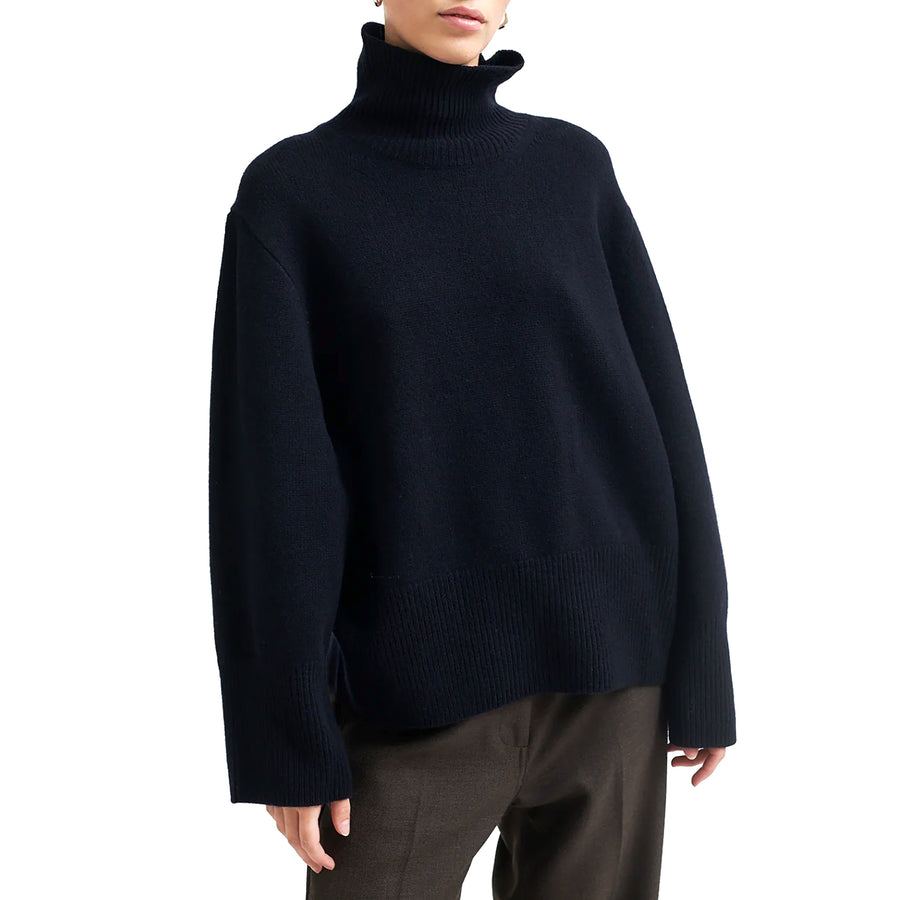 Second Female Alpha Knit Jumper Navy