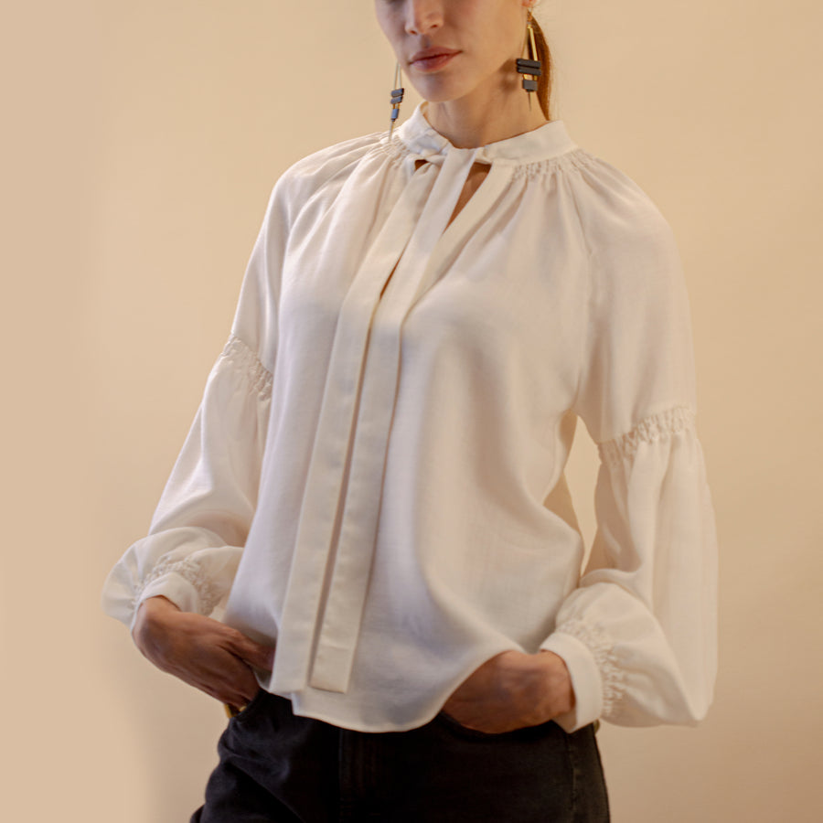 summerstories Patty Blouse Ivory