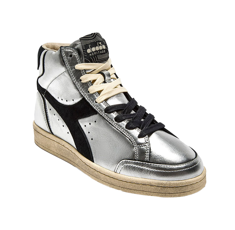 Diadora Prestige High Metal Silver