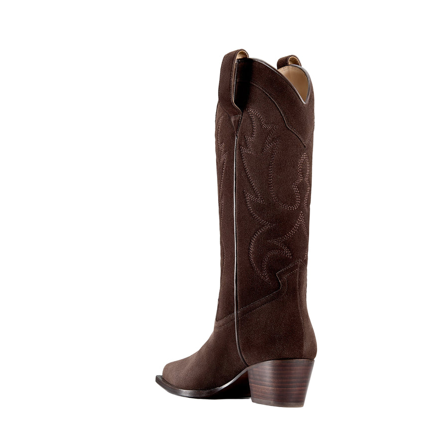 DUKE Cowboy Boots Mid Cocoa Brown