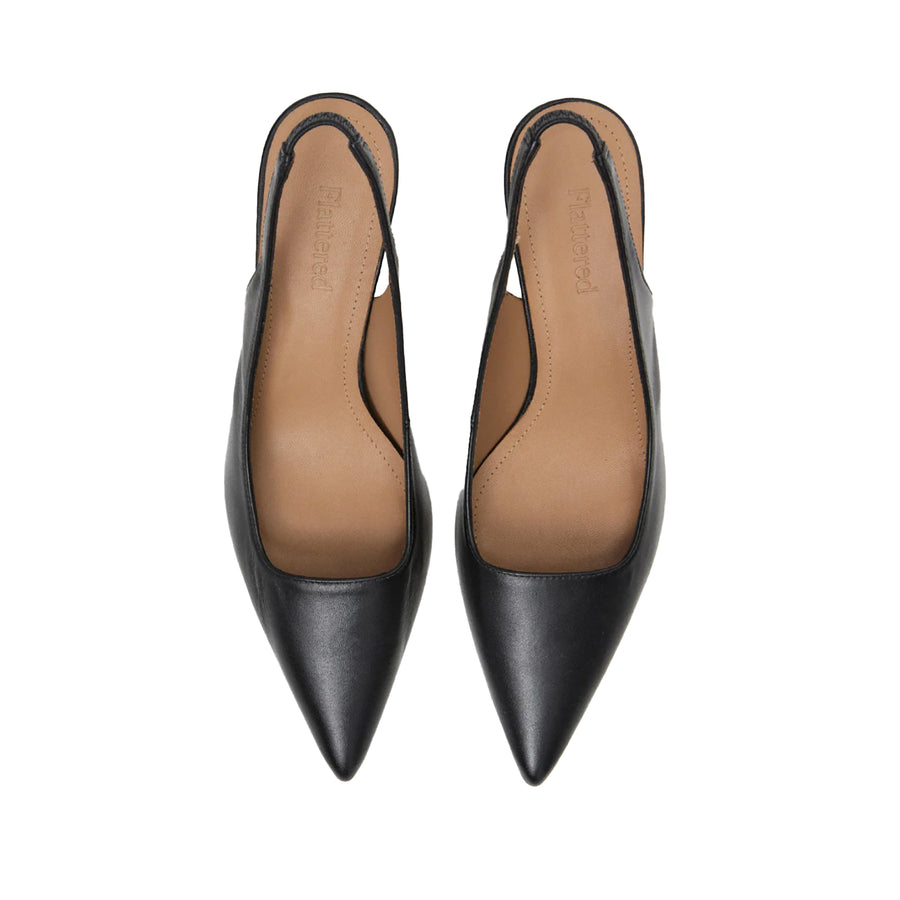 Flattered Francesca Slingback Black