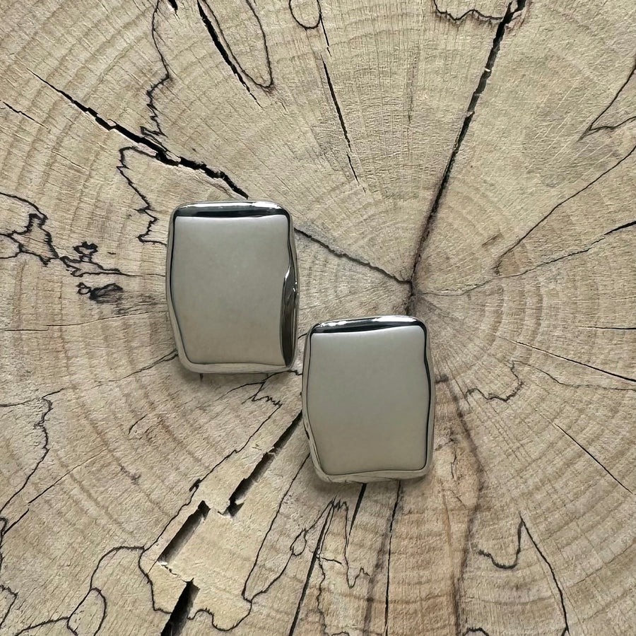 by LC studio Rectangle Stainless steel Earrings