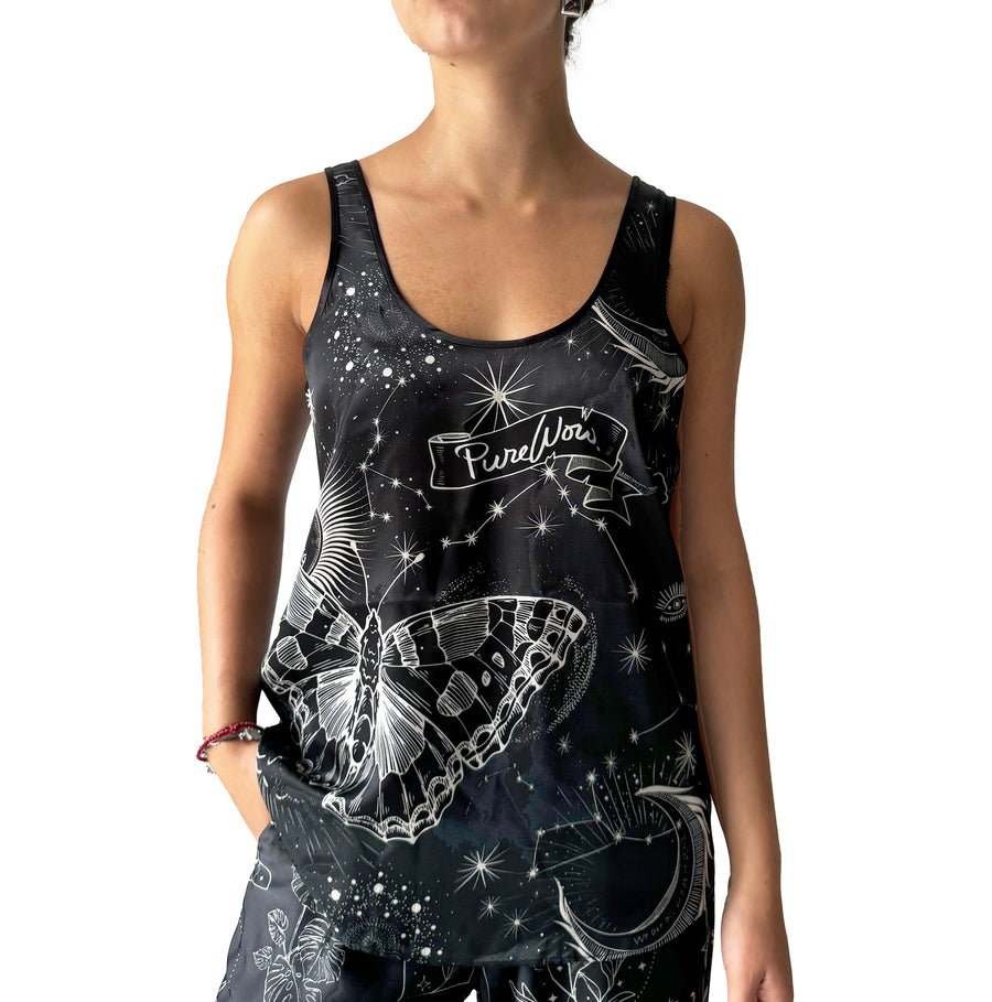 Me369 Vida Tank Top Black Magic