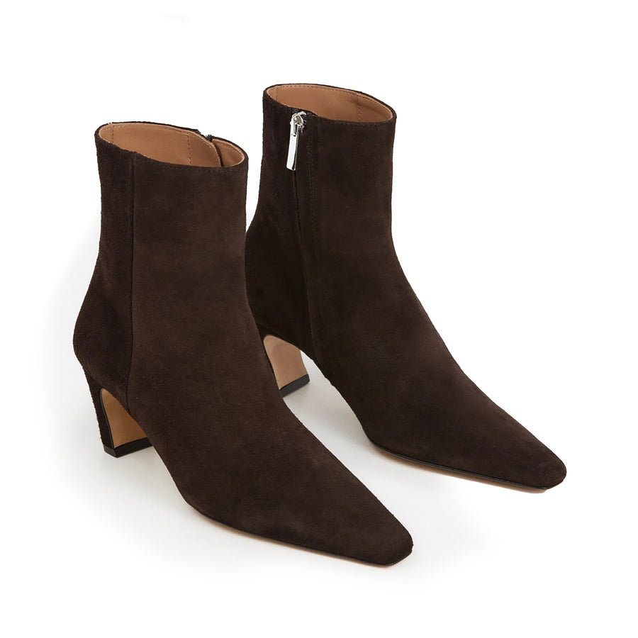Flattered Xena Cioccolate Suede ankle boots