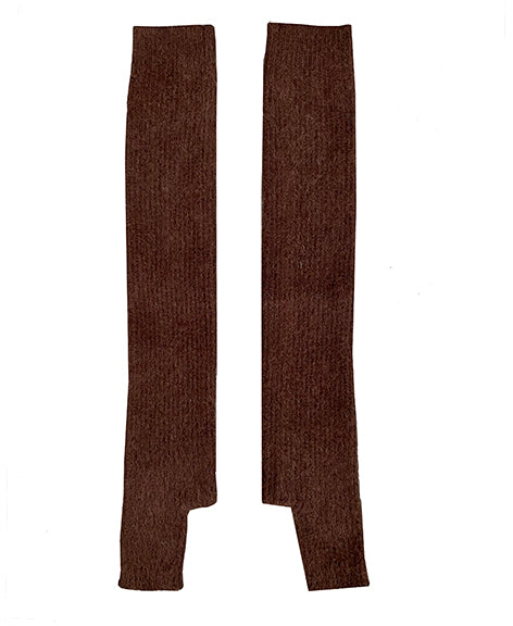 by LC Studio Cashmere Mittens Brown